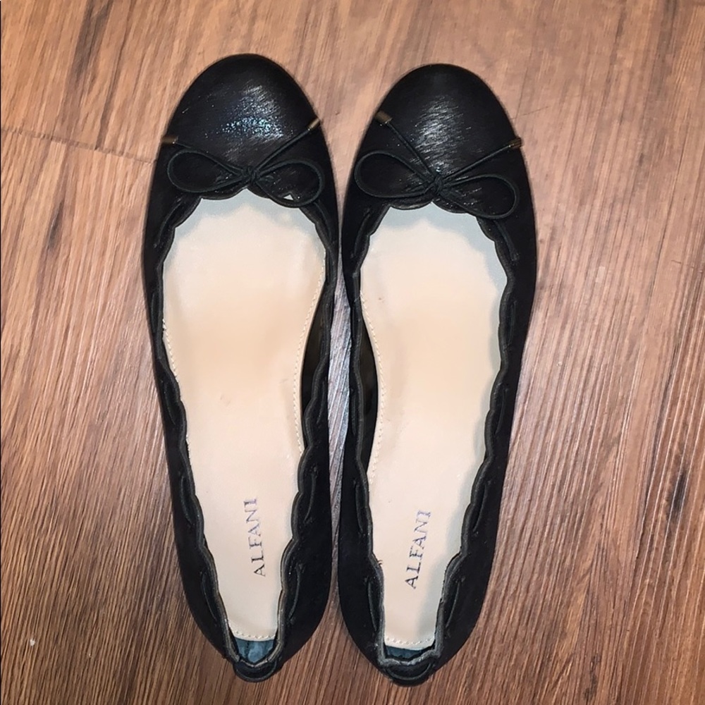 Alfani black flats size 7.5